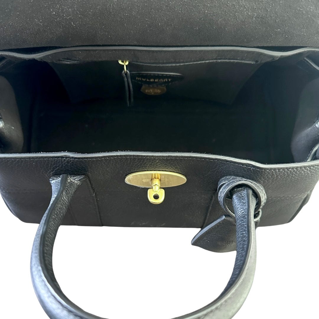 Mulberry Bayswater Black Satchel