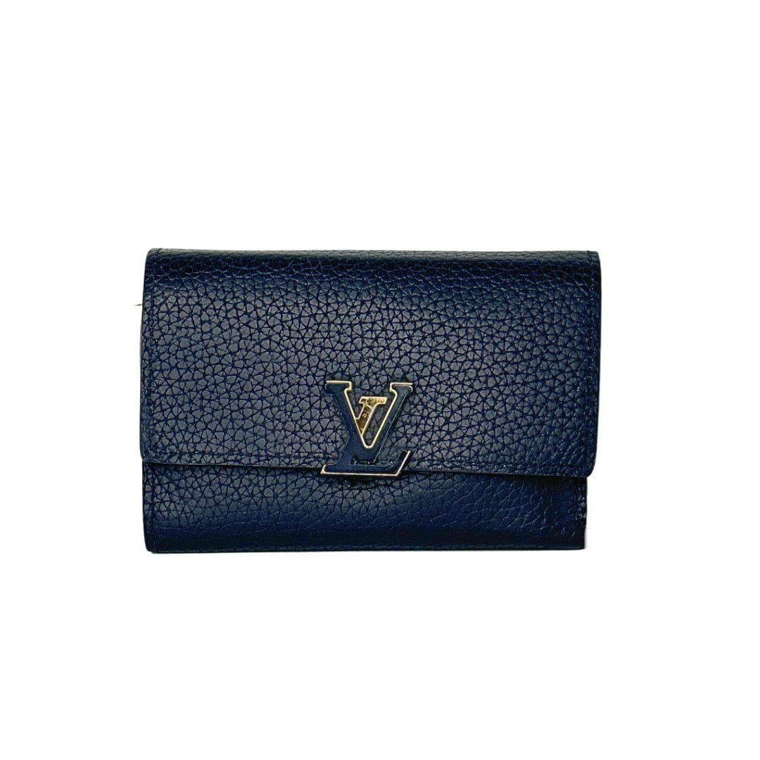Louis Vuitton Taurillion Leather Capucines Compact Wallet – SoHo Luxury ...