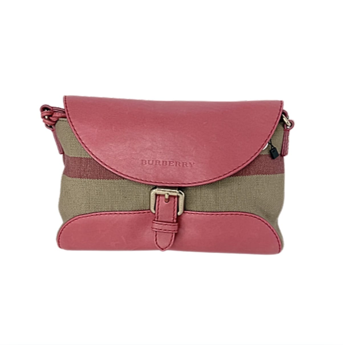 Burberry House Check Henham Leather Crossbody