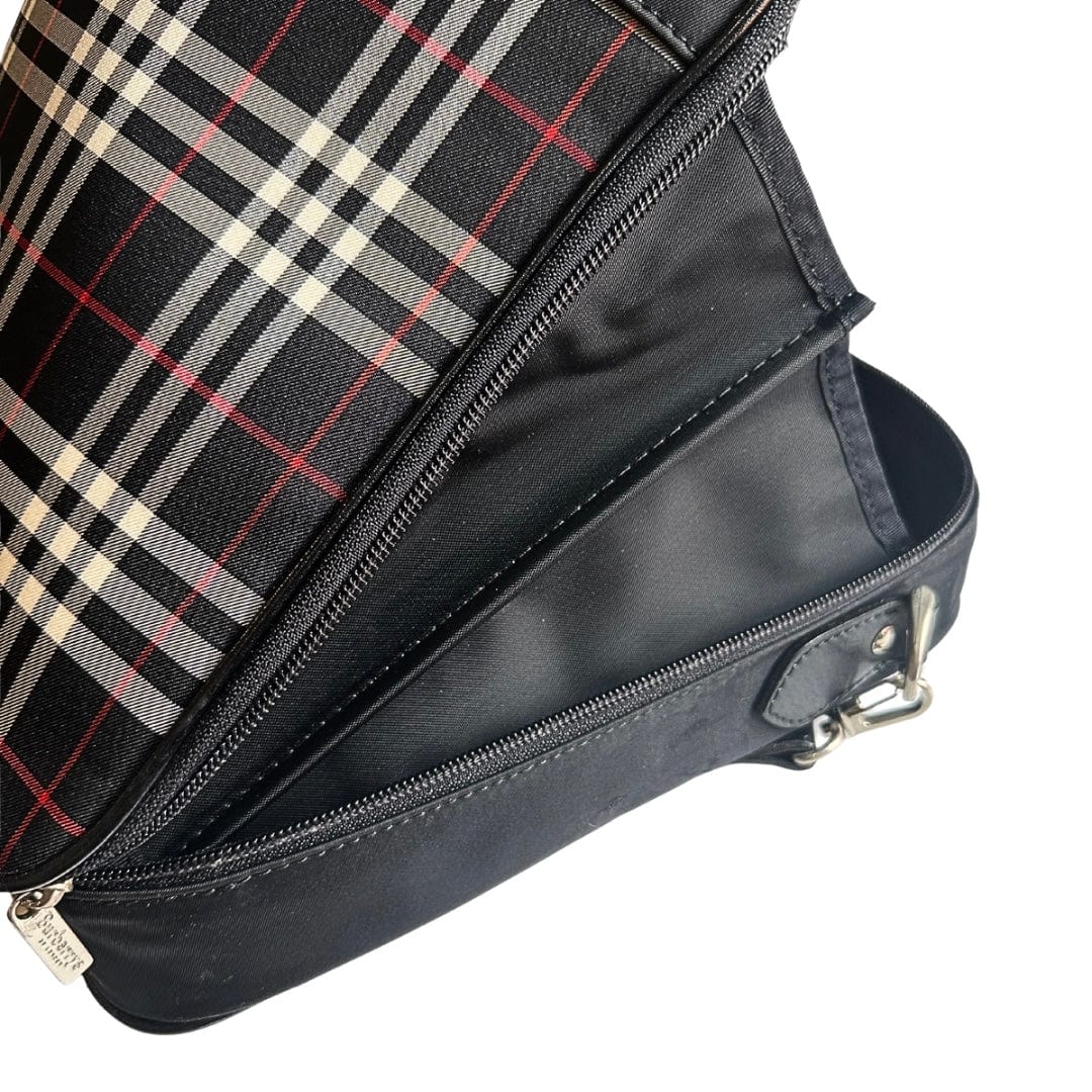 Burberry House Check Laptop Bag w/ Strap