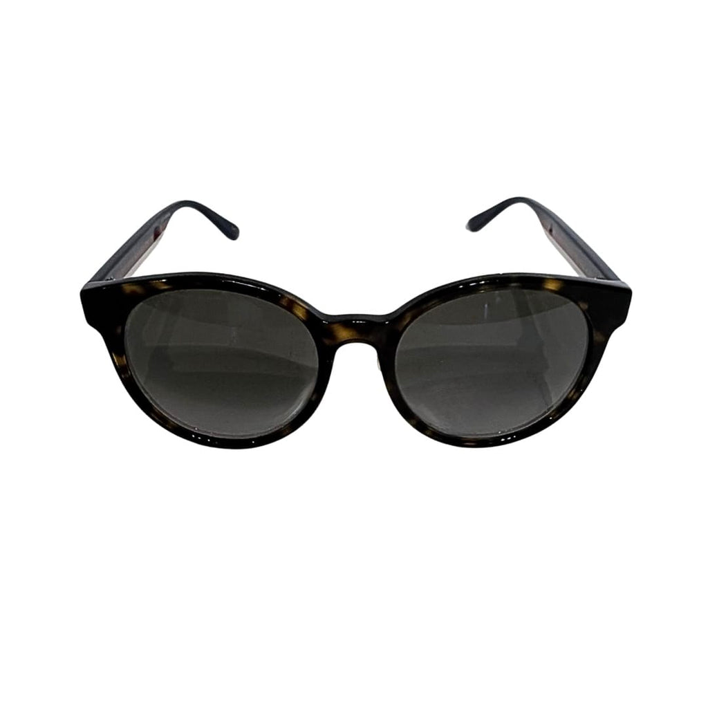 Gucci Round Gradient Tortoiseshell Stripe Sunglasses