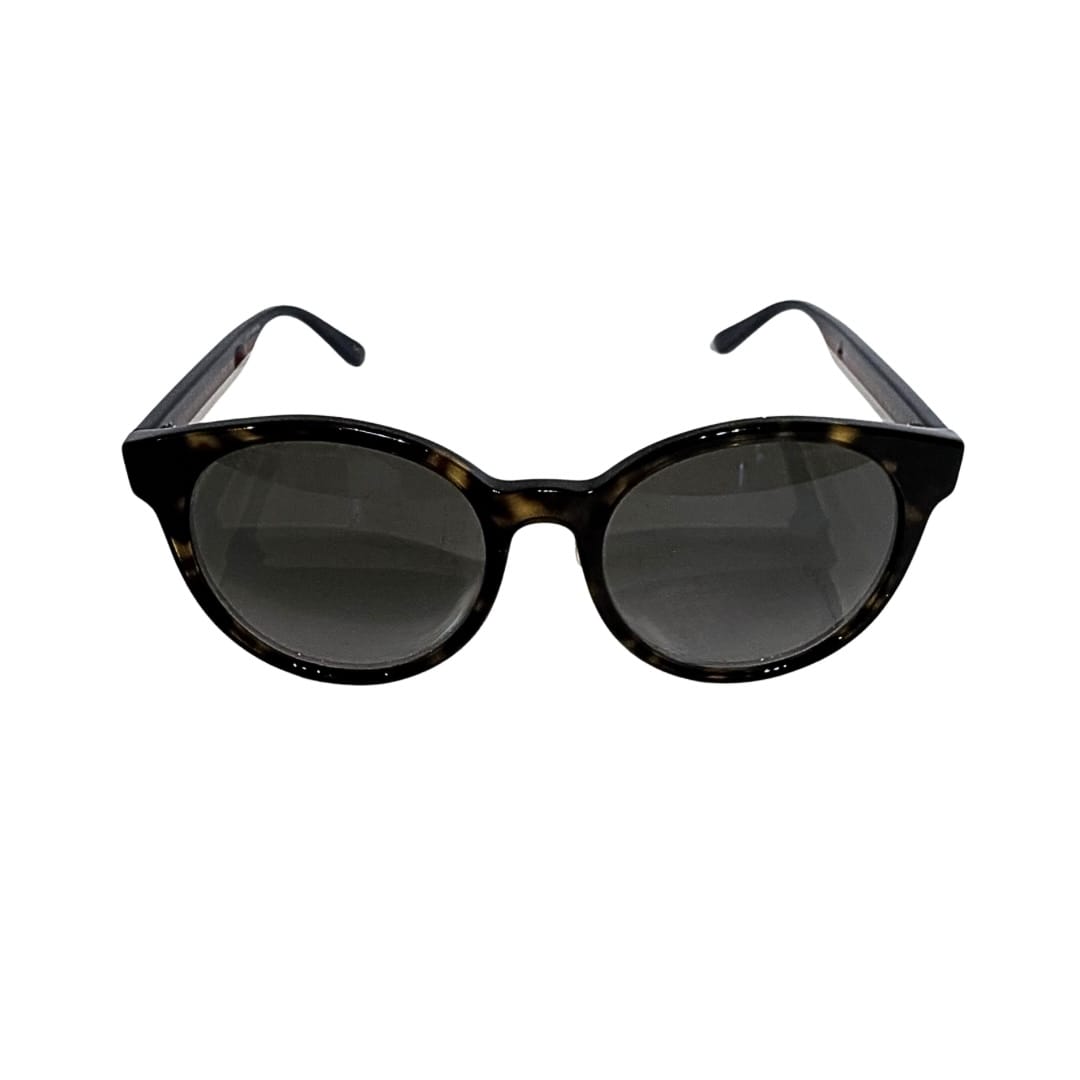 Gucci Round Gradient Tortoiseshell Stripe Sunglasses