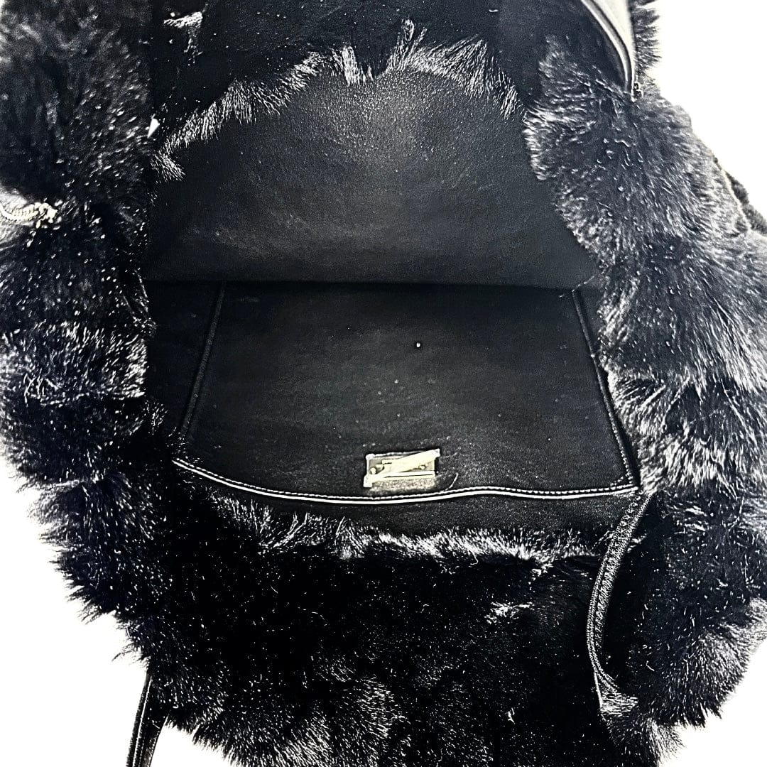 Chanel Orylag Fur Chain Shopping Bag