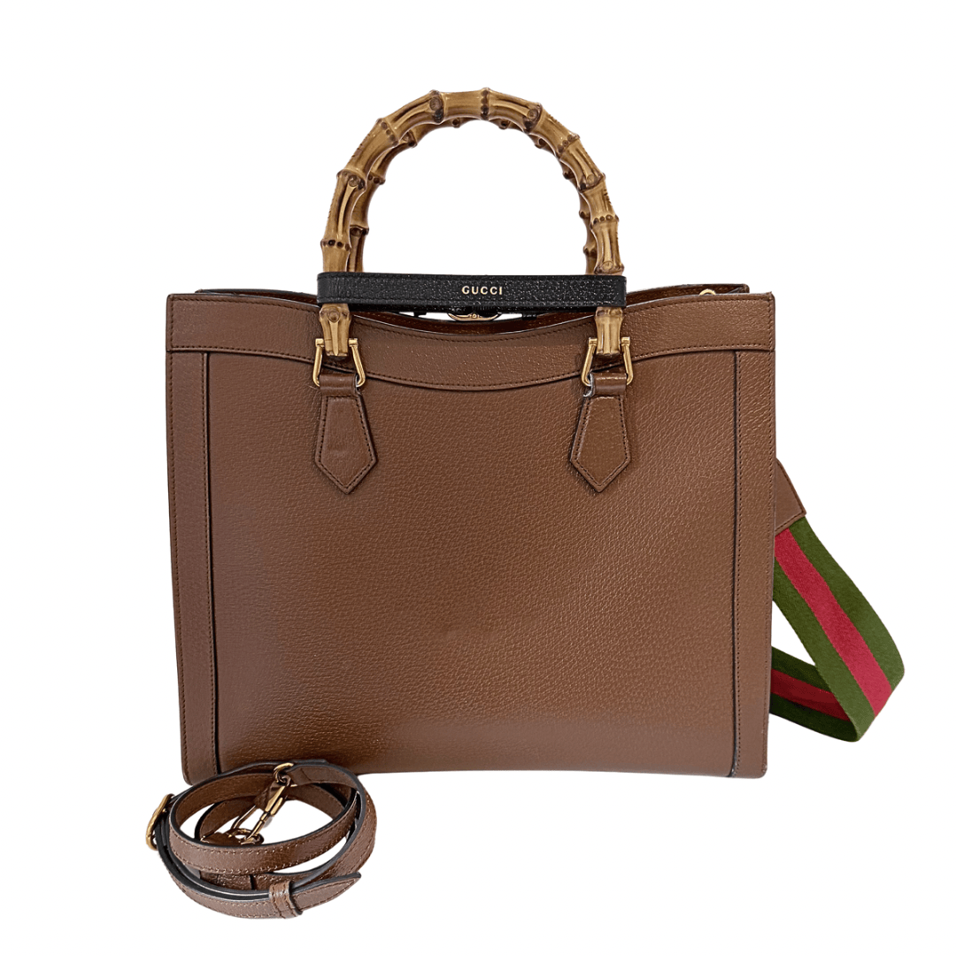 Gucci Diana Large Bamboo Tote Bag