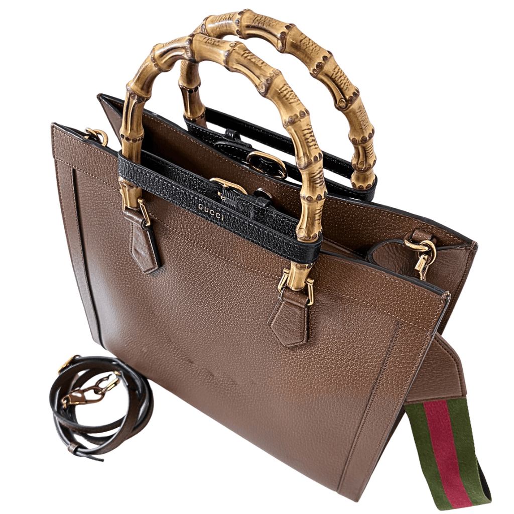 Gucci Diana Large Bamboo Tote Bag