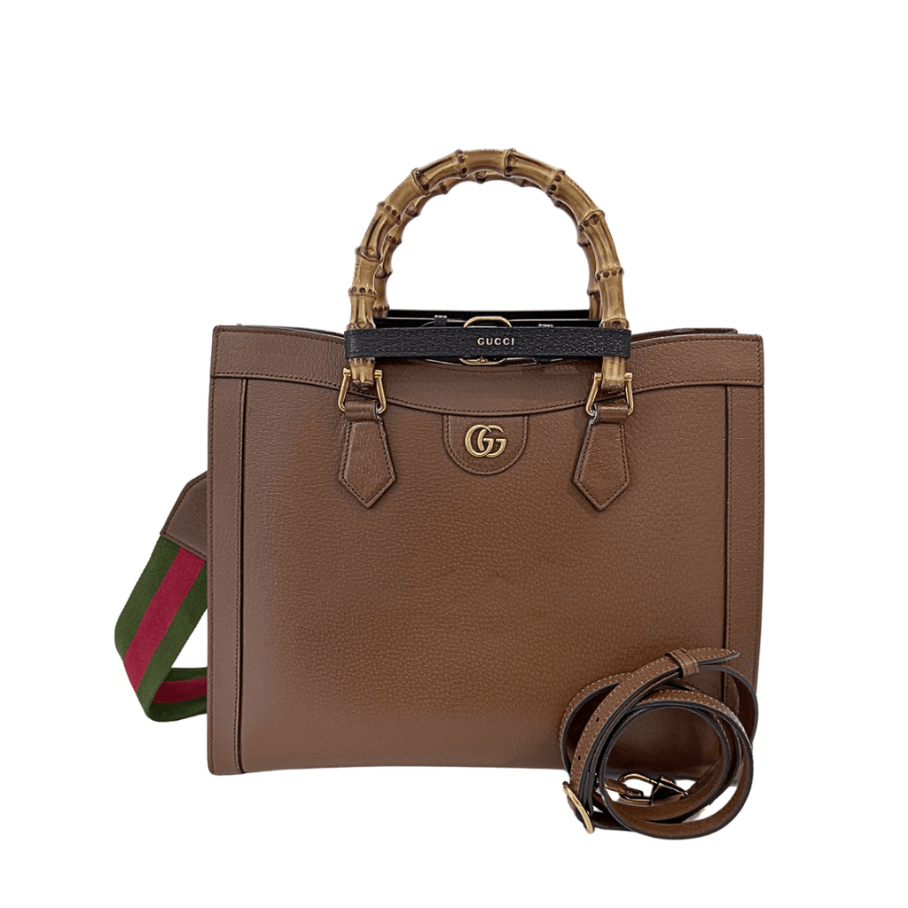Gucci Diana Large Bamboo Tote Bag