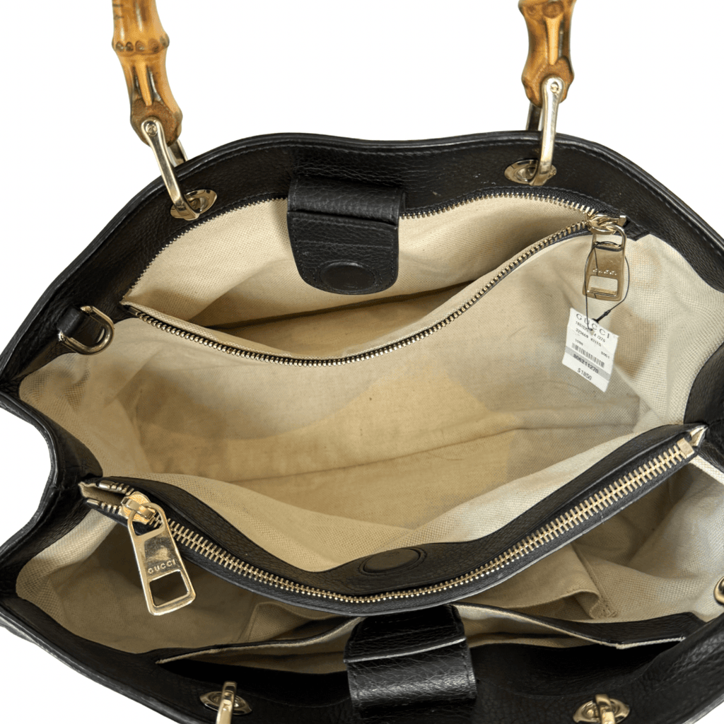 Gucci Flora Knight Bamboo Shopper Tote