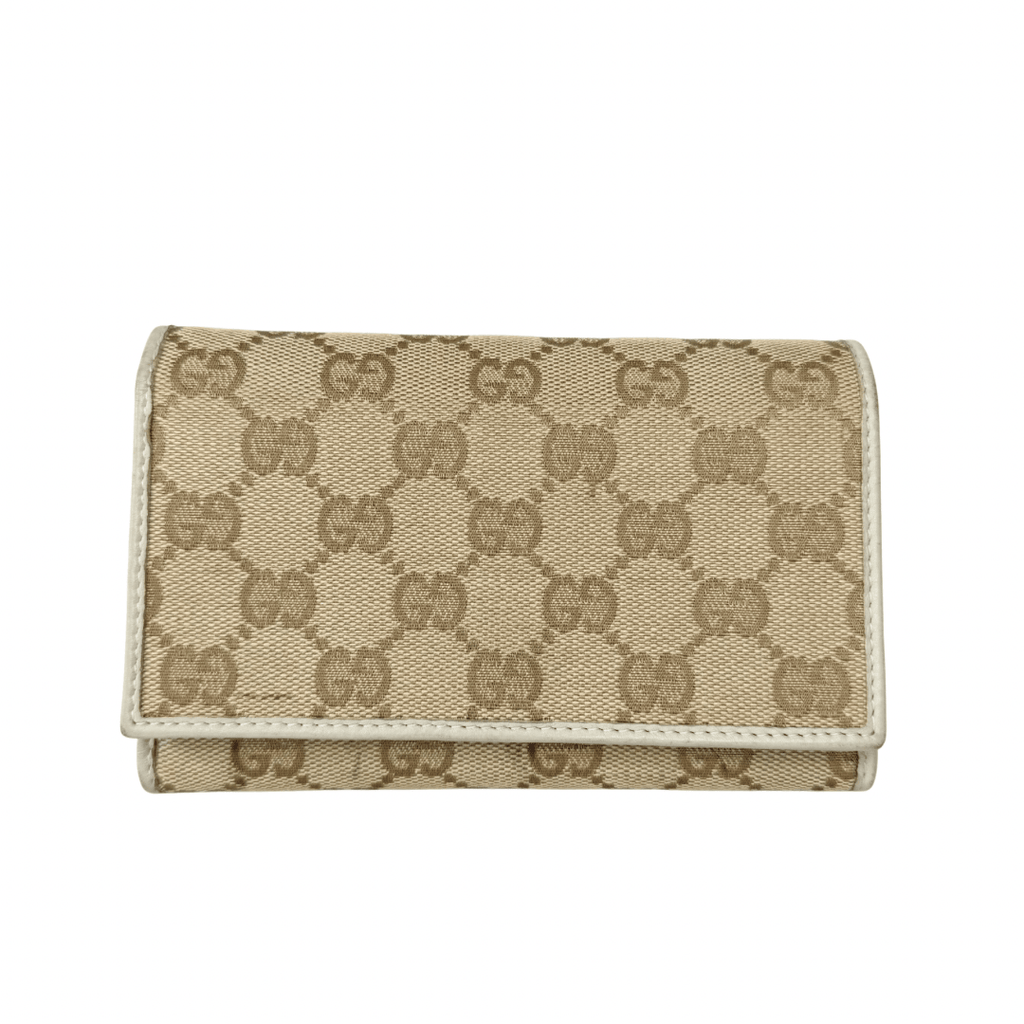 Gucci GG Canvas Tri-Fold Wallet