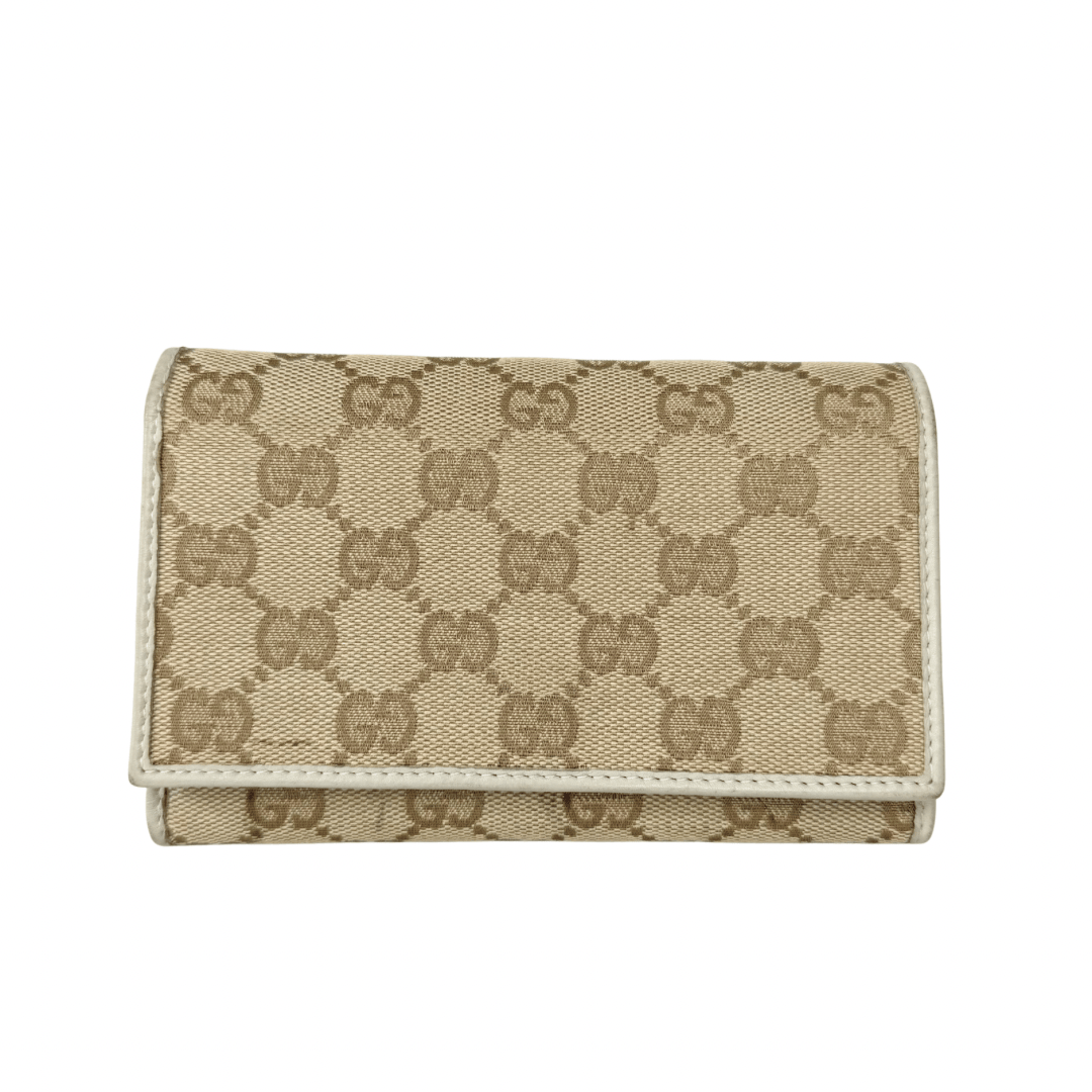 Gucci GG Canvas Tri-Fold Wallet