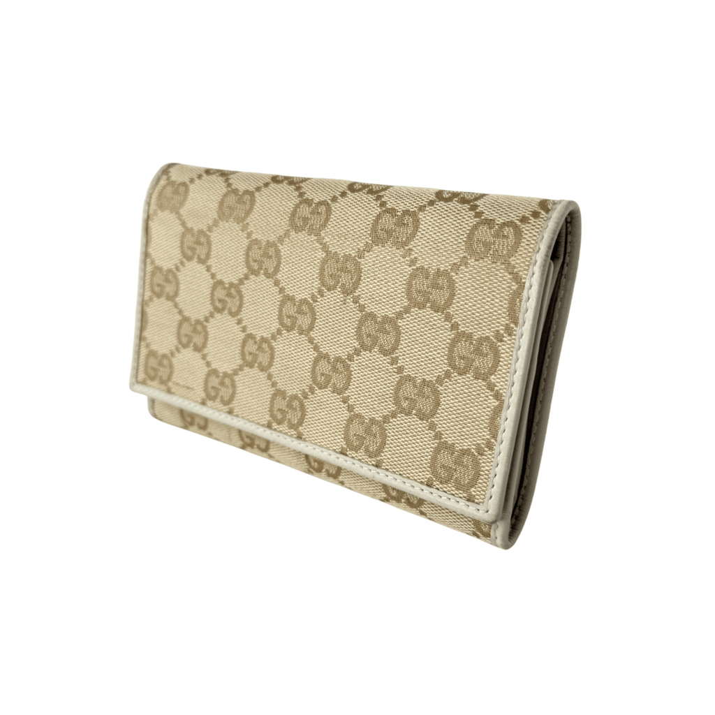 Gucci GG Canvas Tri-Fold Wallet