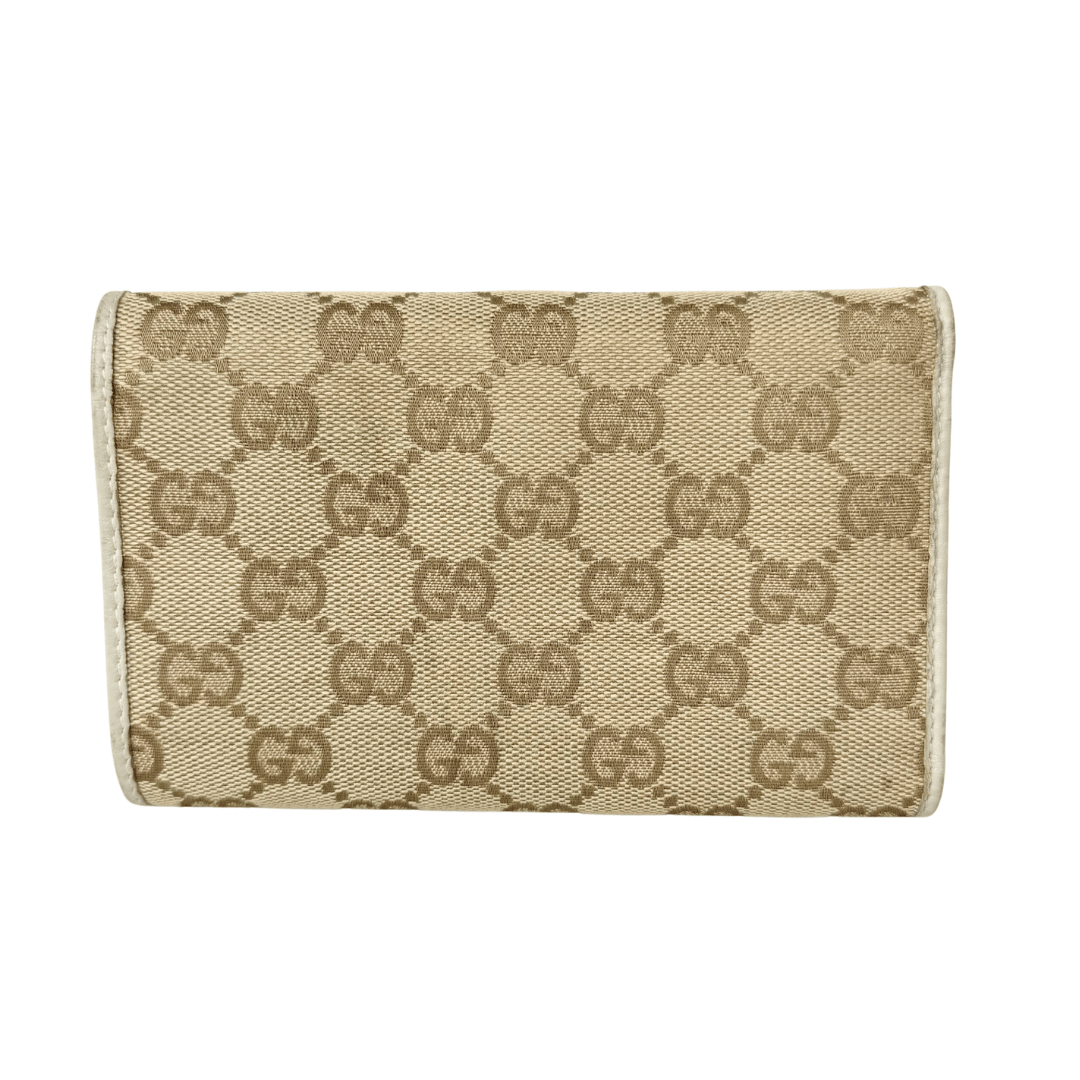 Gucci GG Canvas Tri-Fold Wallet