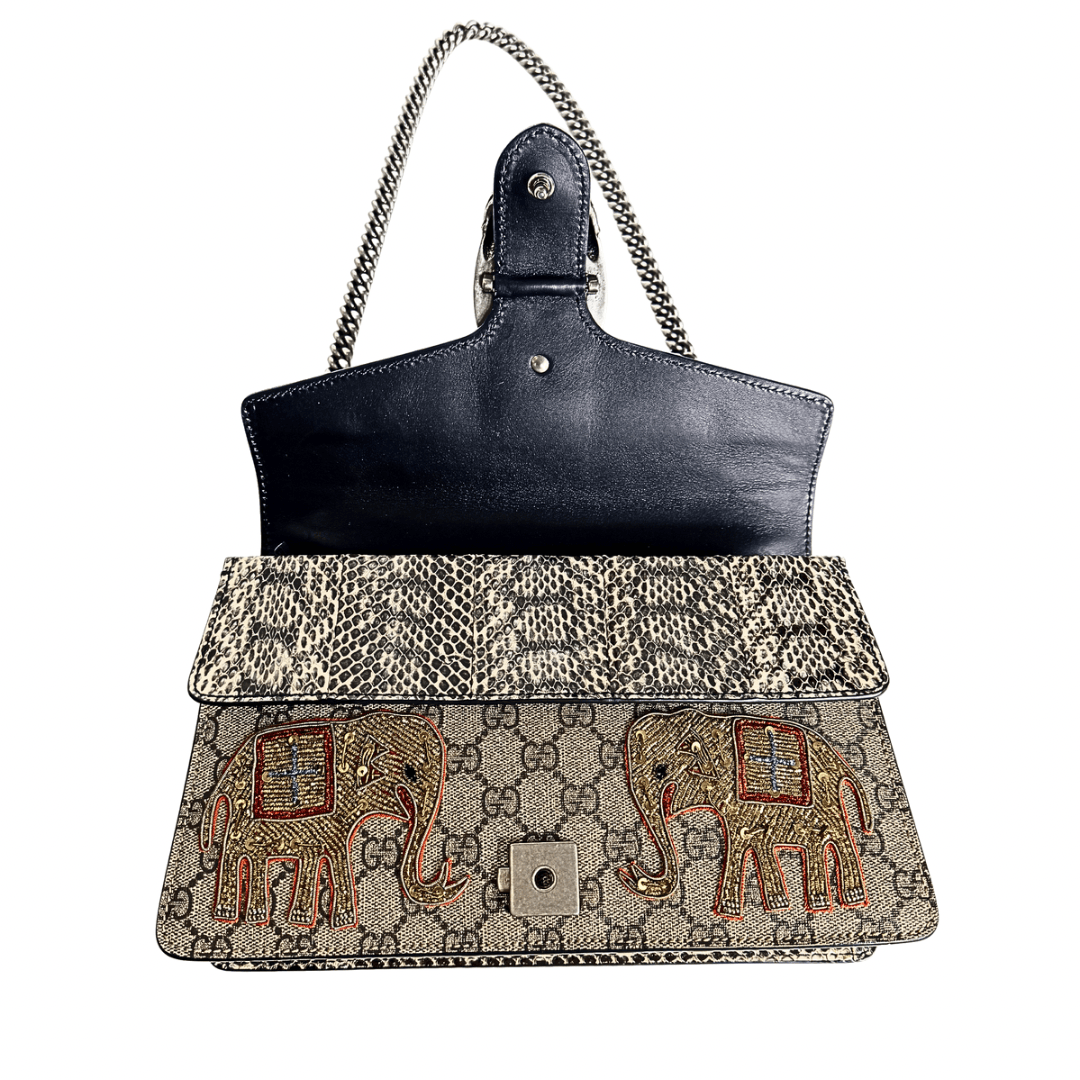 Gucci GG Supreme Elephant Dionysus Bag
