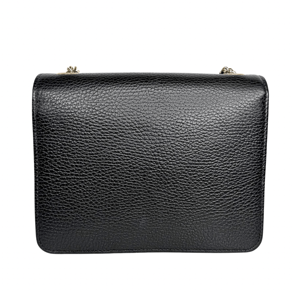 Gucci Leather Interlocking G Convertible Chain Bag