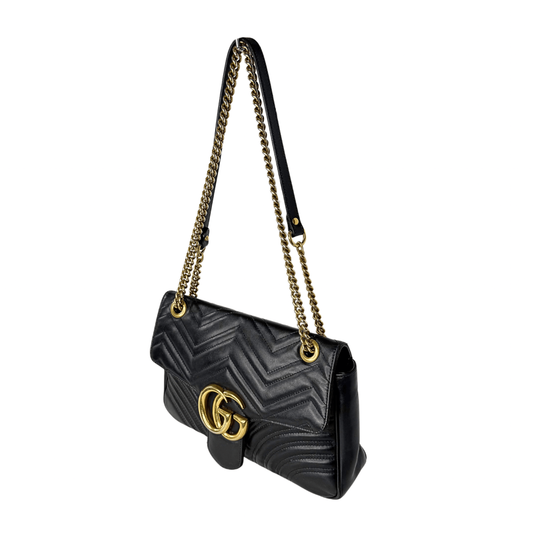 Gucci Matelasse Marmont Medium Shoulder Bag