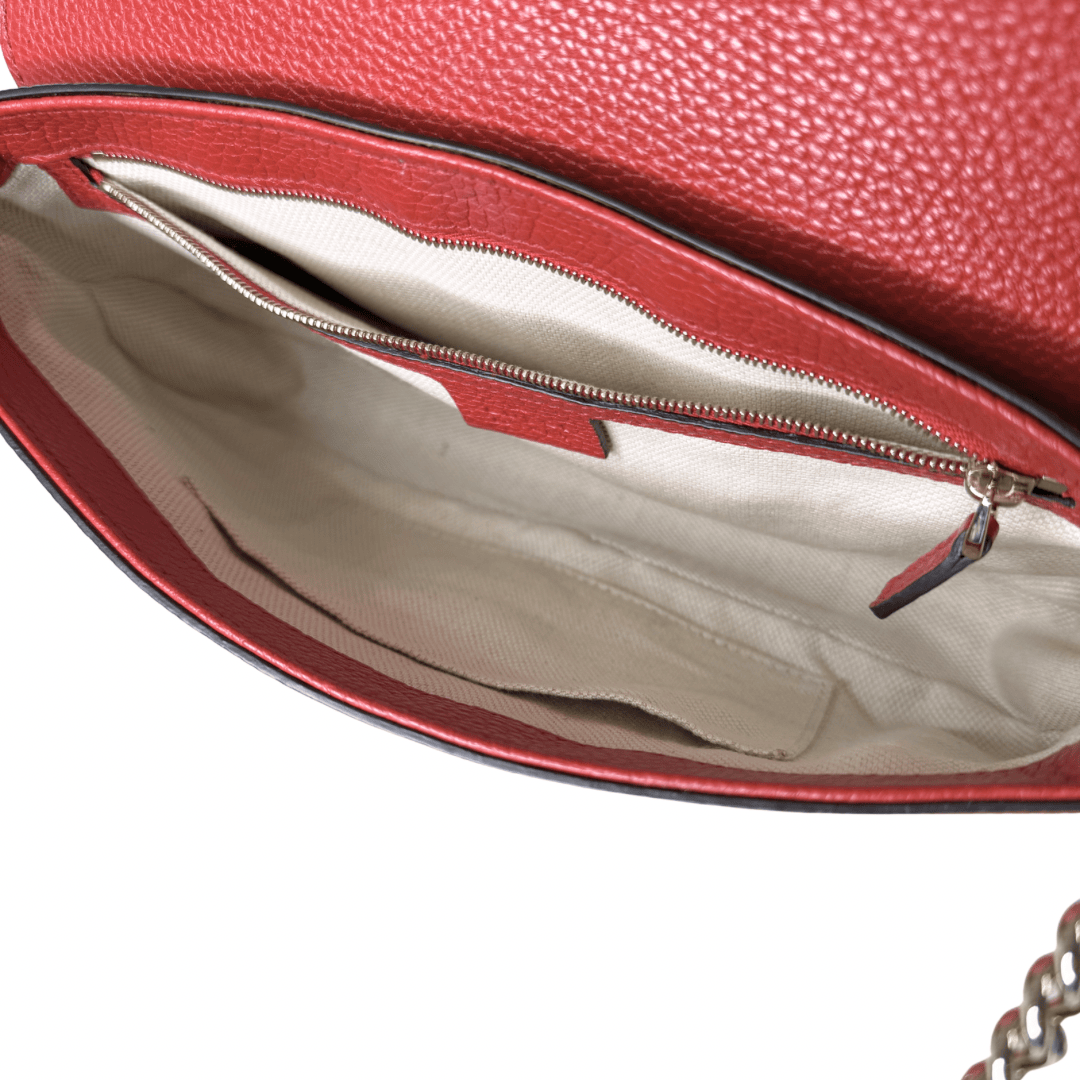 Gucci Red SoHo Flap Crossbody