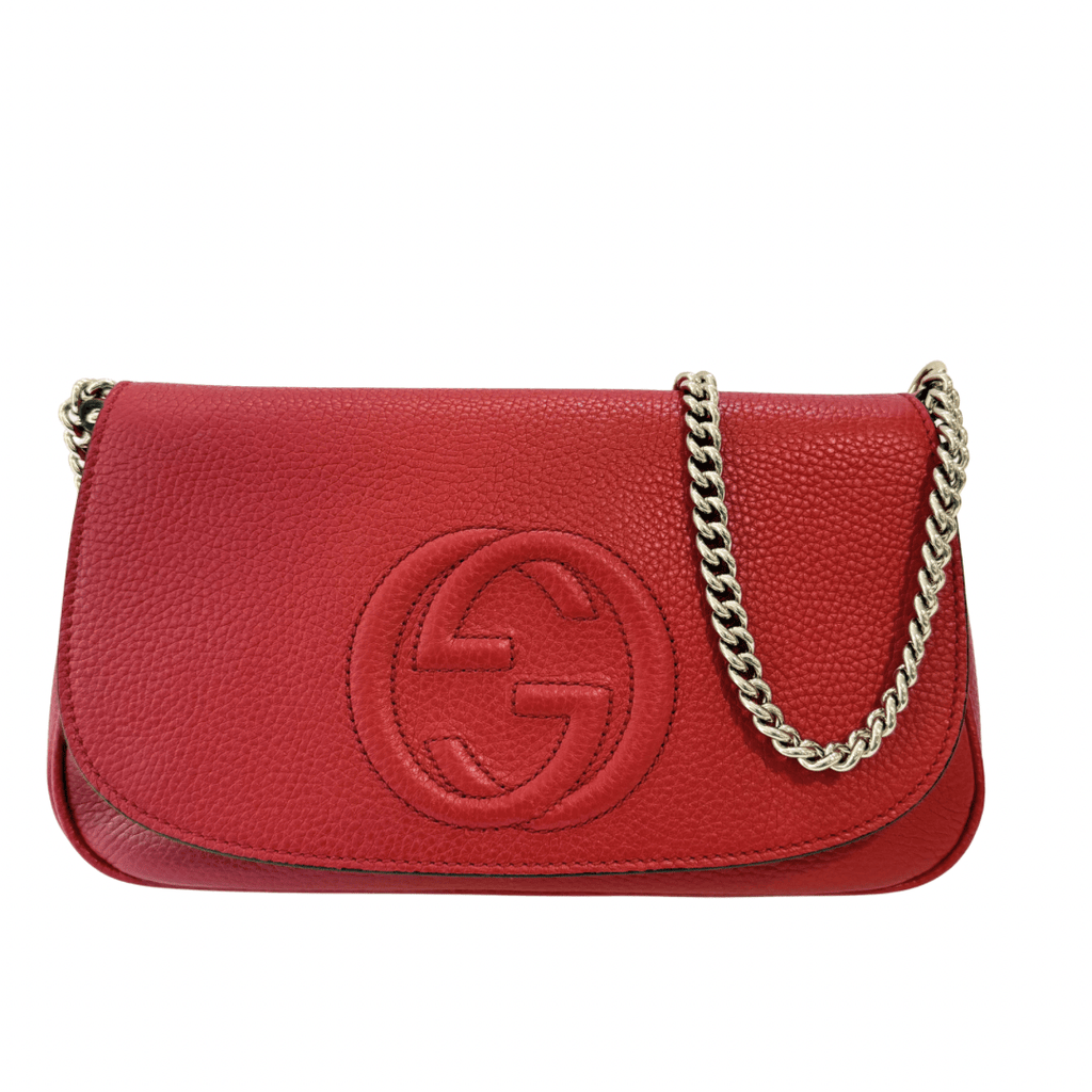 Gucci Red SoHo Flap Crossbody