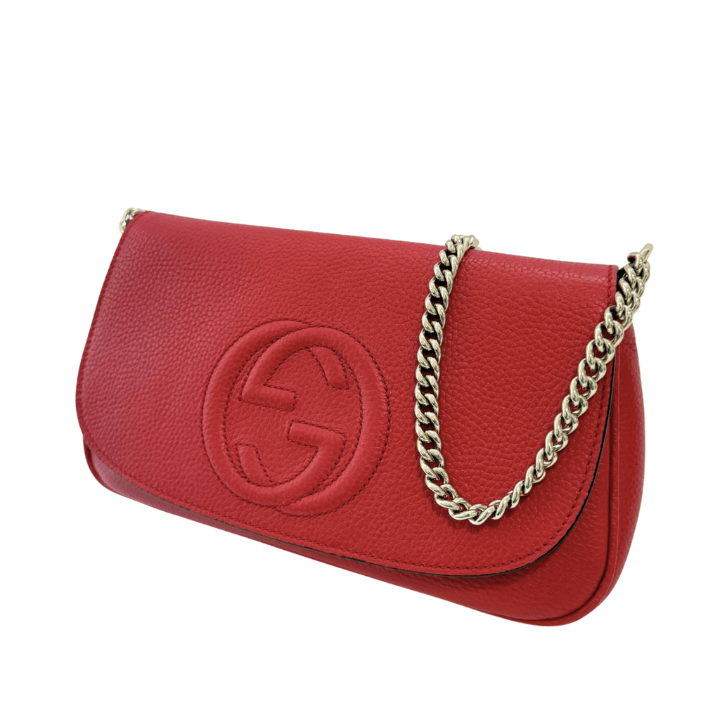 Gucci Red SoHo Flap Crossbody