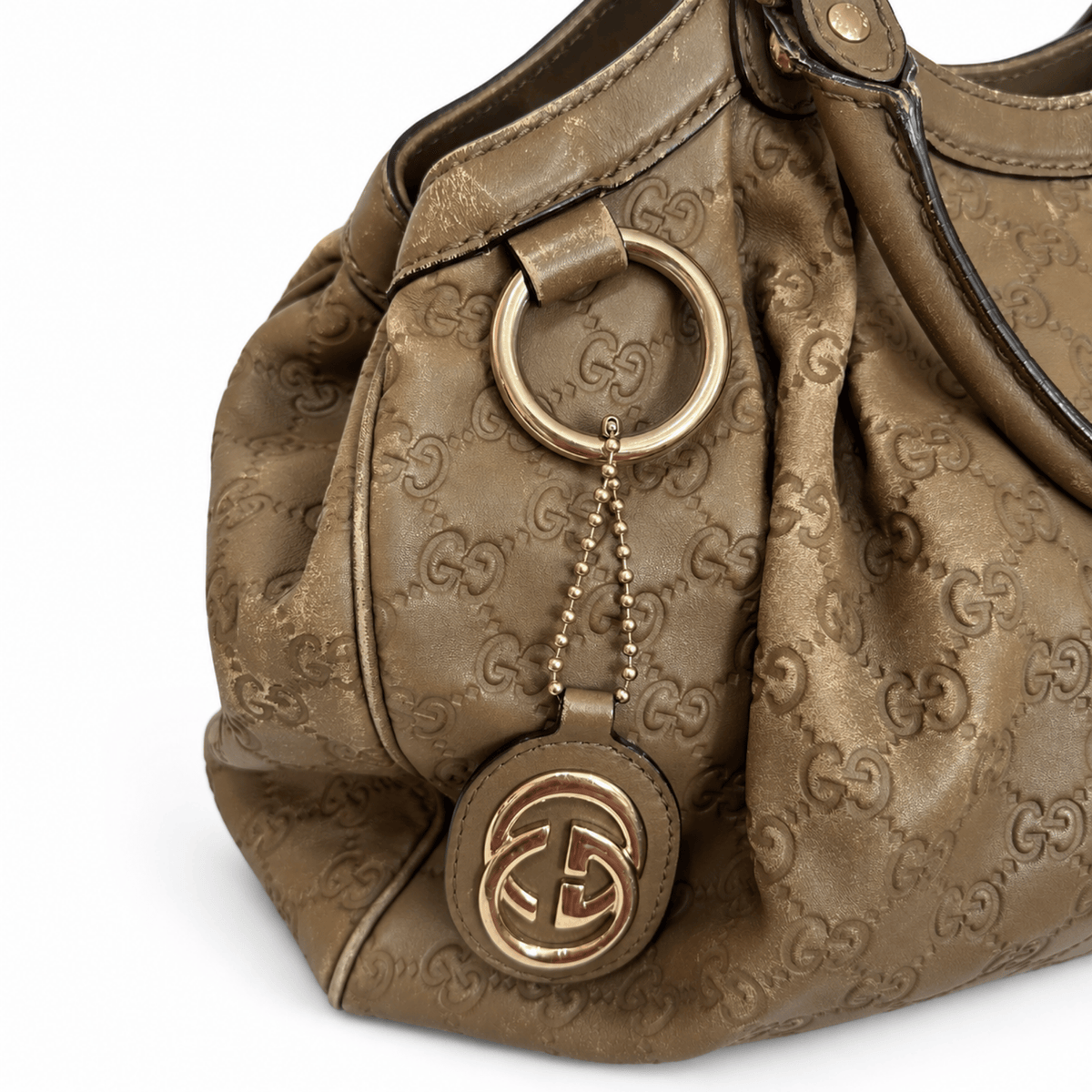 Gucci Sukey Guccissima Leather Bag