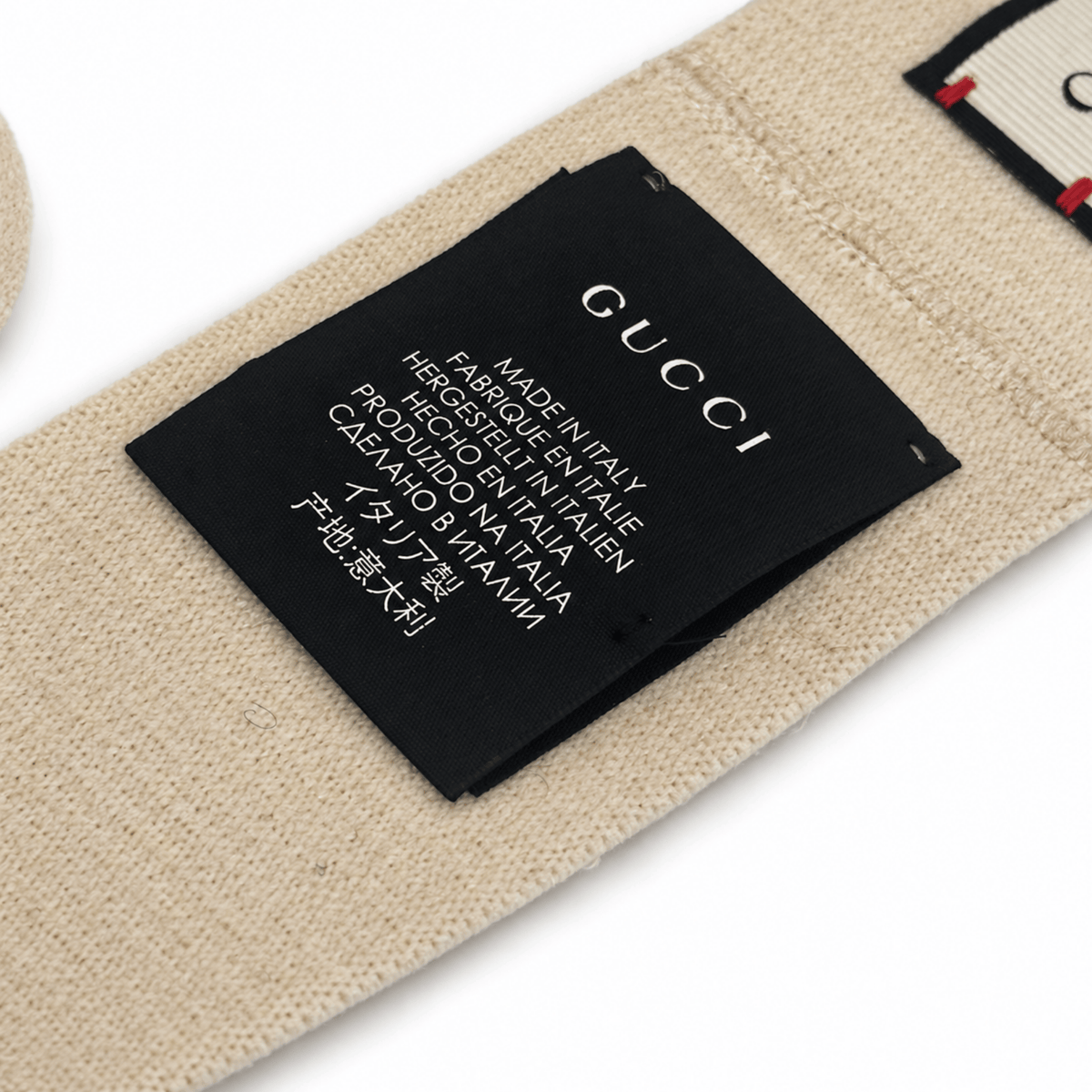 Gucci Printed Textured Headband