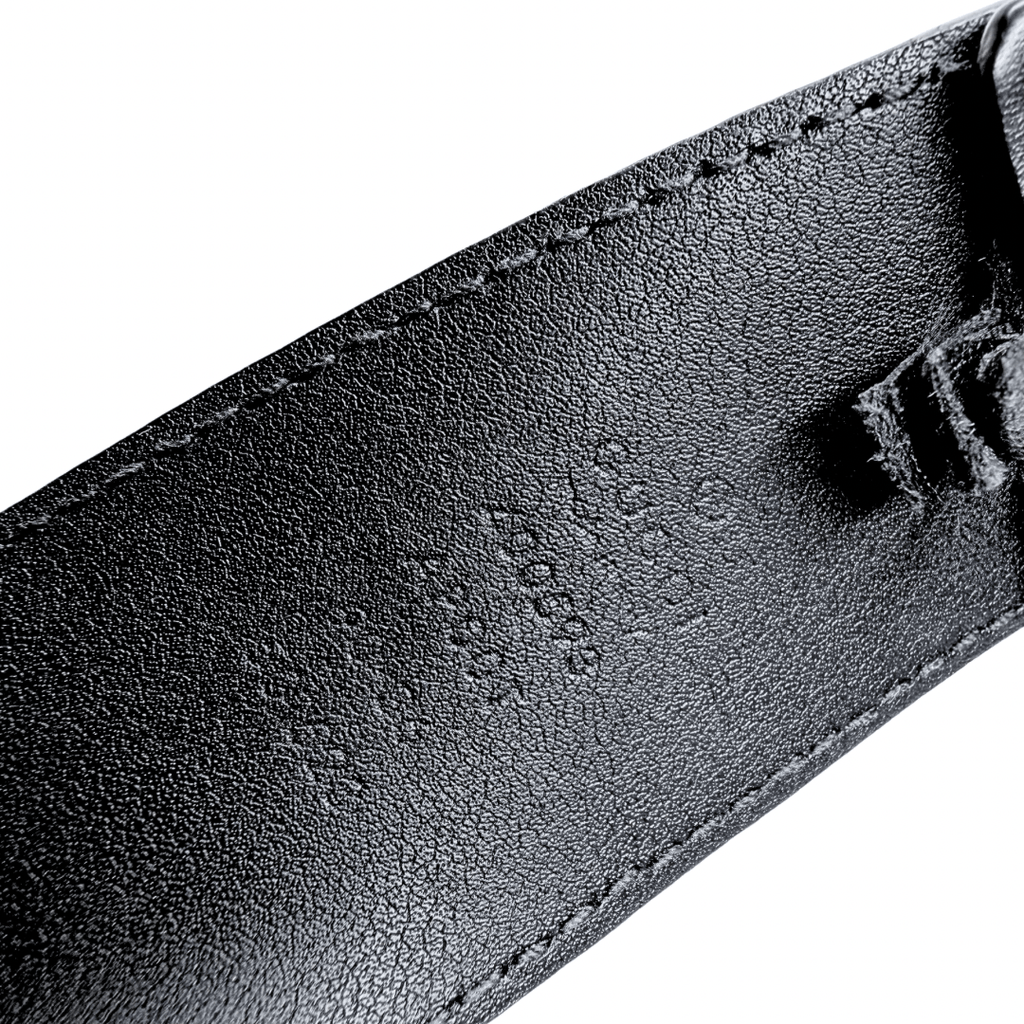Gucci Wide Black Double G Belt 36/80