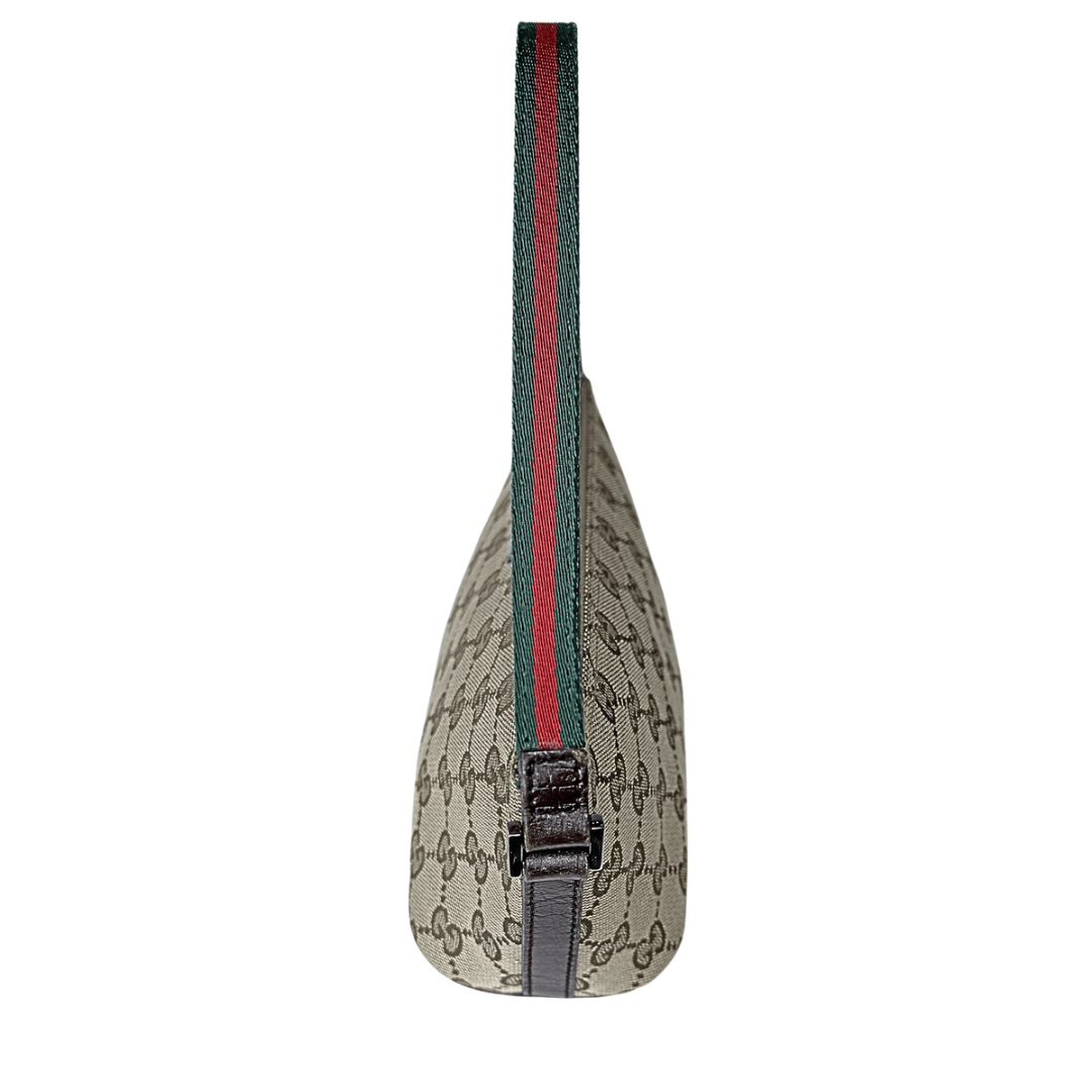 Gucci GG Monogram Canvas Boat Pochette