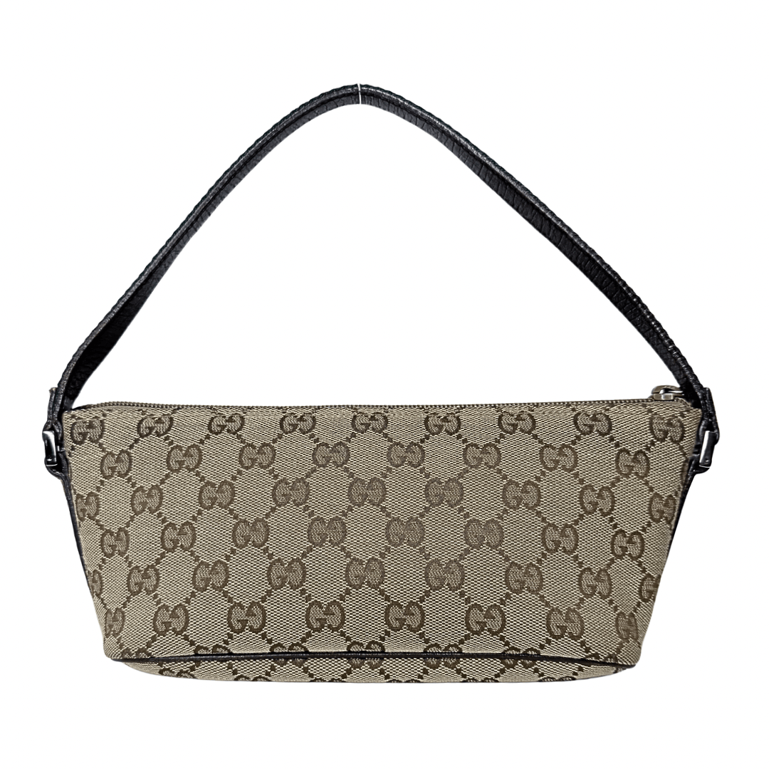 Gucci GG Monogram Canvas Boat Pochette