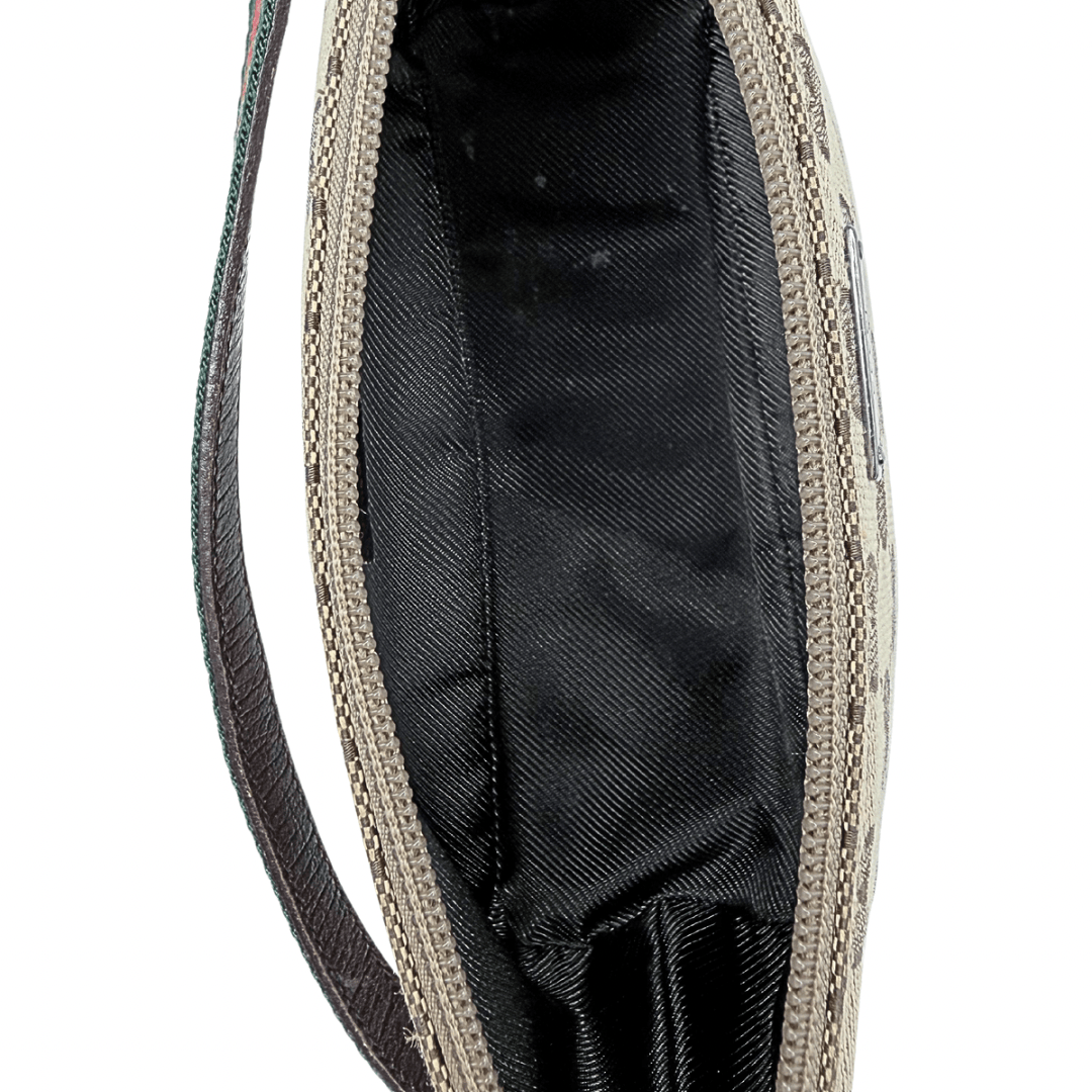 Gucci GG Monogram Canvas Boat Pochette