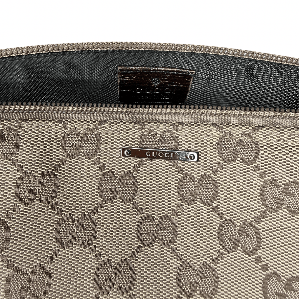 Gucci GG Monogram Canvas Boat Pochette