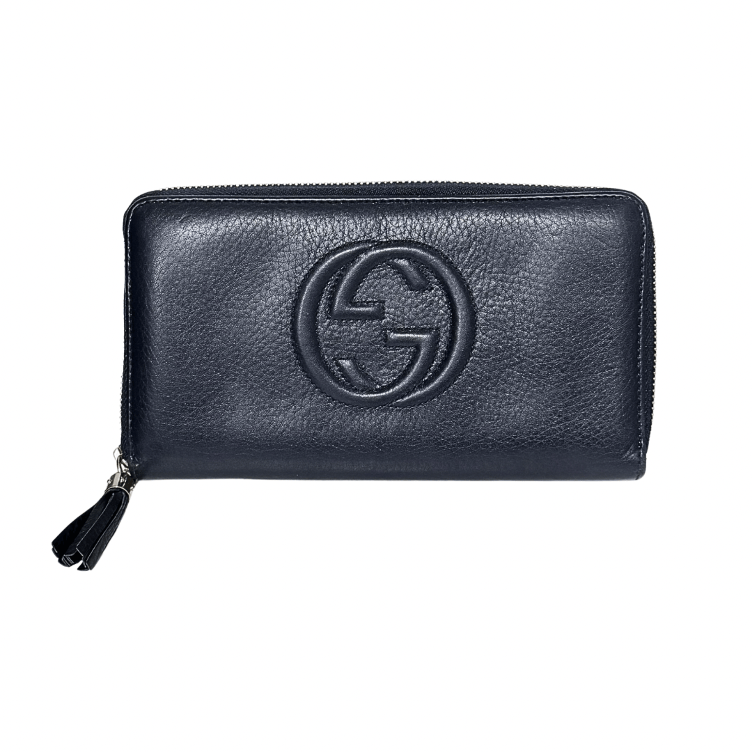 Gucci SoHo Interlocking G Zip Around Wallet