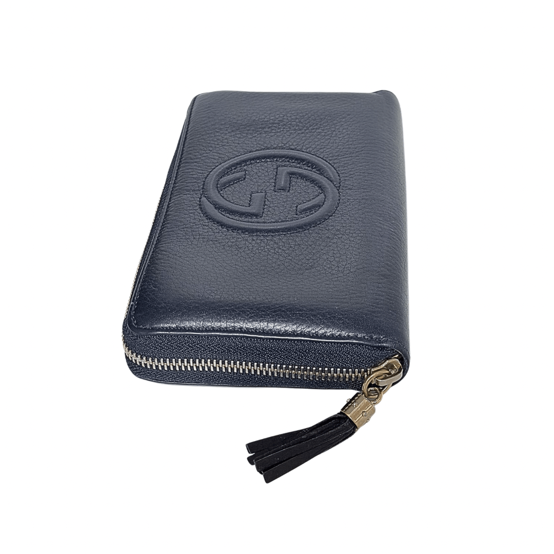 Gucci SoHo Interlocking G Zip Around Wallet