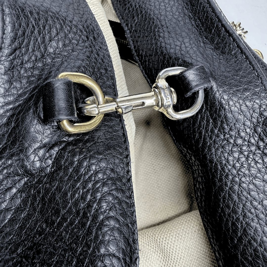 Gucci Leather Interlocking G SoHo Convertible Shoulder Bag