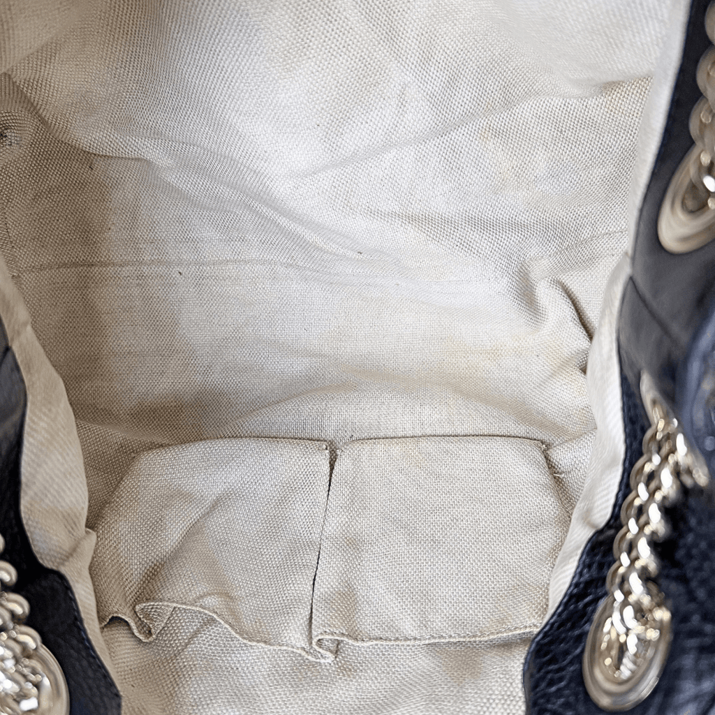 Gucci Leather Interlocking G SoHo Convertible Shoulder Bag