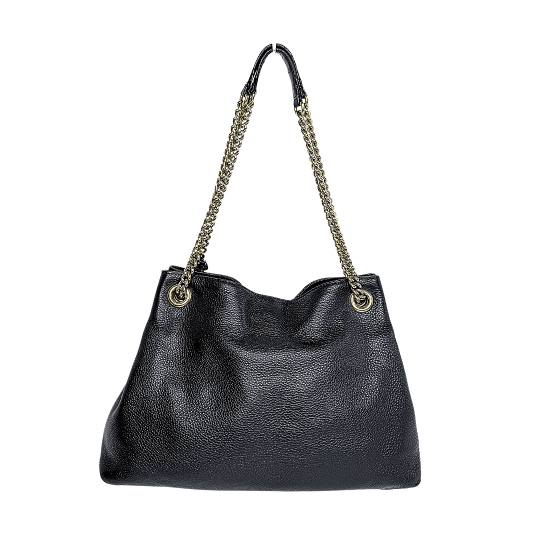 Gucci Leather Interlocking G SoHo Convertible Shoulder Bag