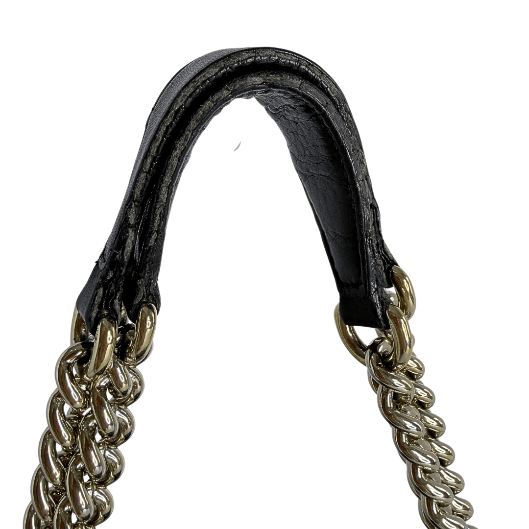 Gucci Leather Interlocking G SoHo Convertible Shoulder Bag