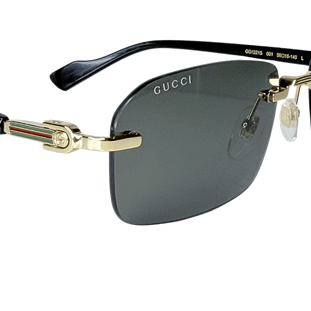 Gucci Square Frameless Sunglasses GG 1221S