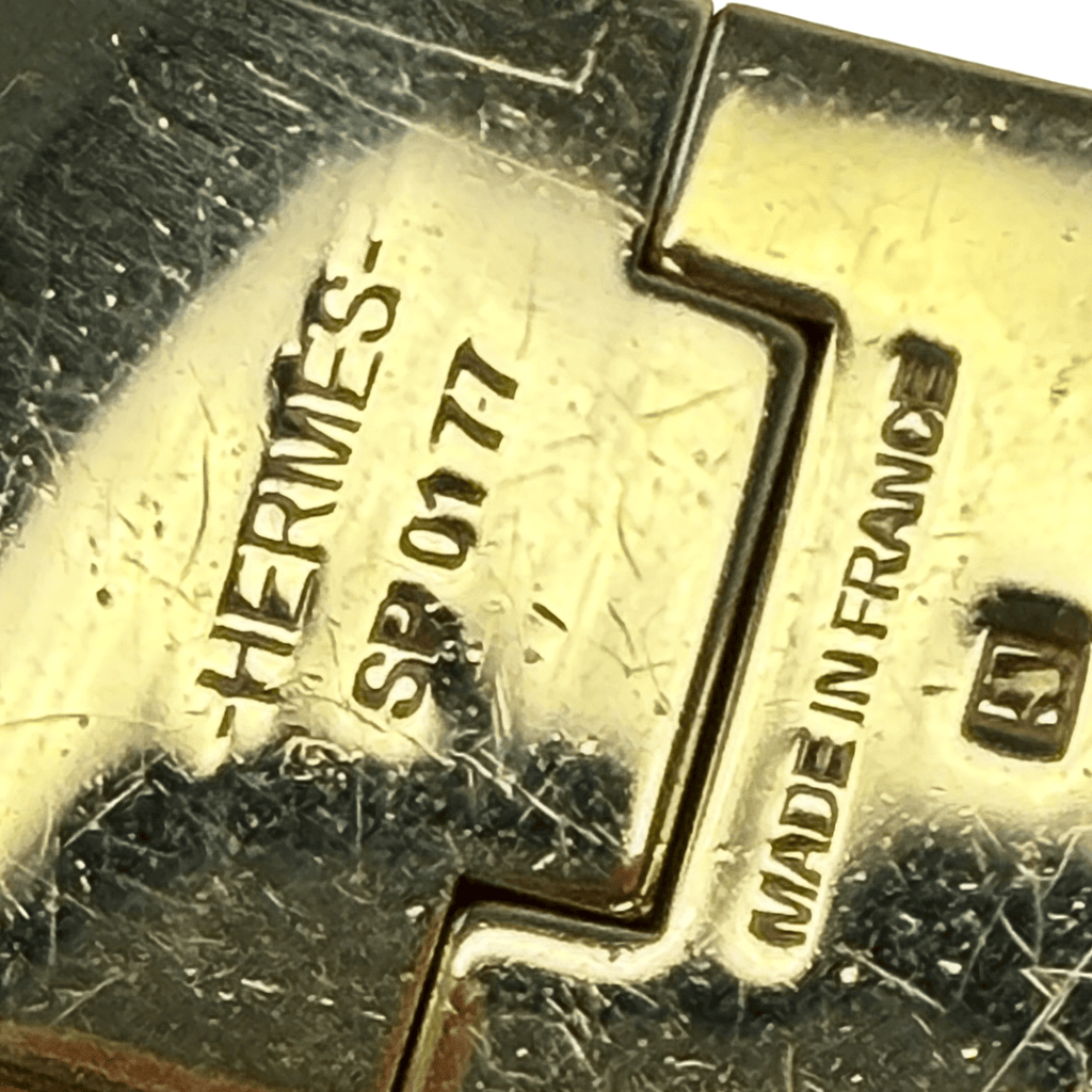Hermes Wide Clic H Enamel Bracelet