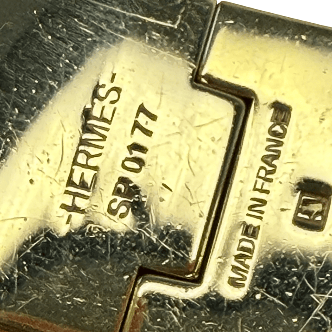 Hermes Wide Clic H Enamel Bracelet