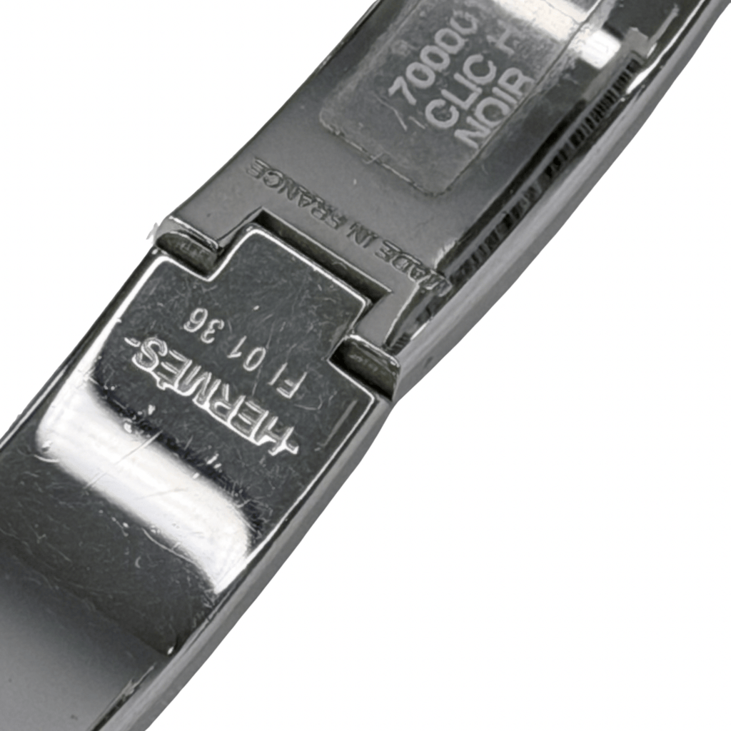 Hermes Narrow Clic H Enamel Bracelet