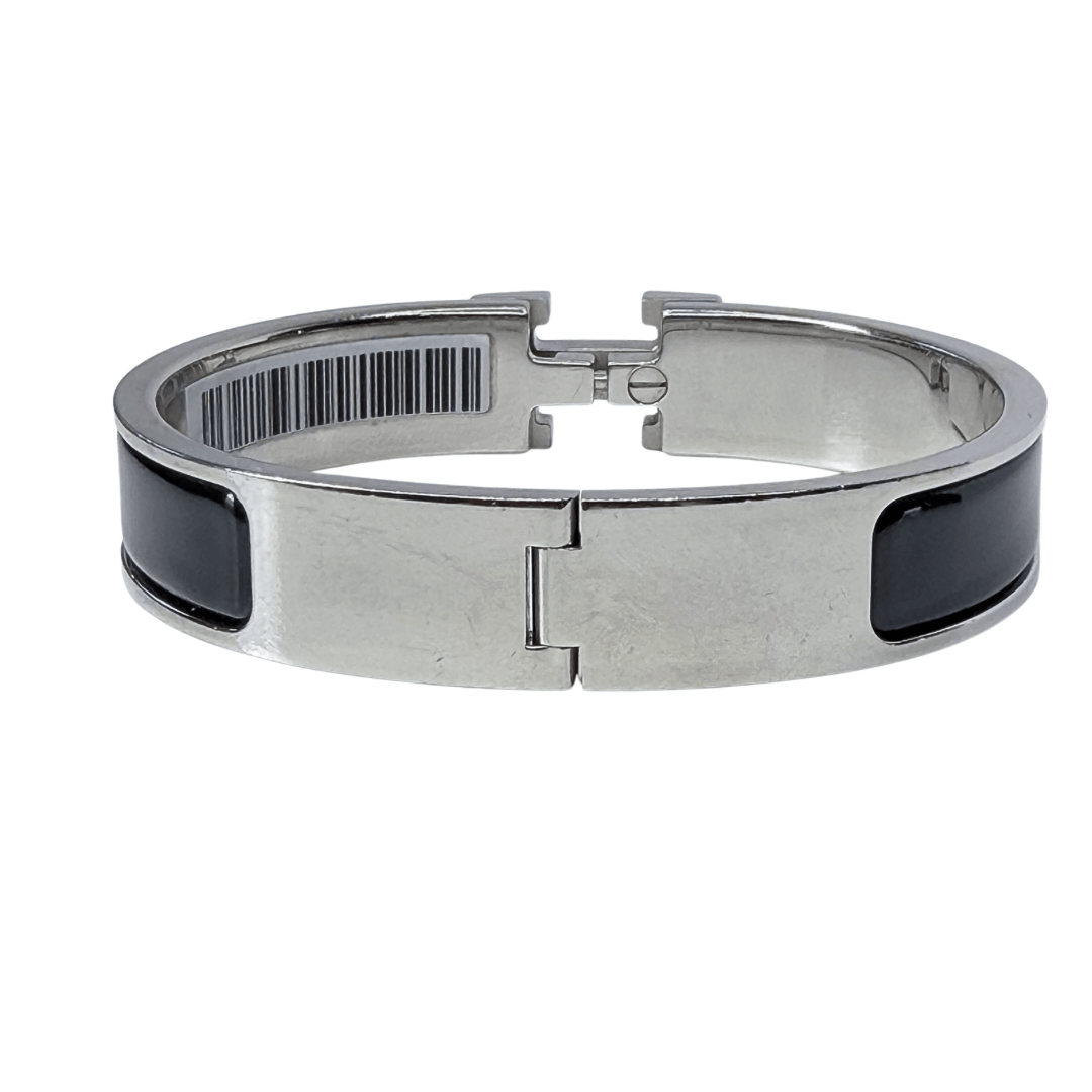 Hermes Narrow Clic H Enamel Bracelet