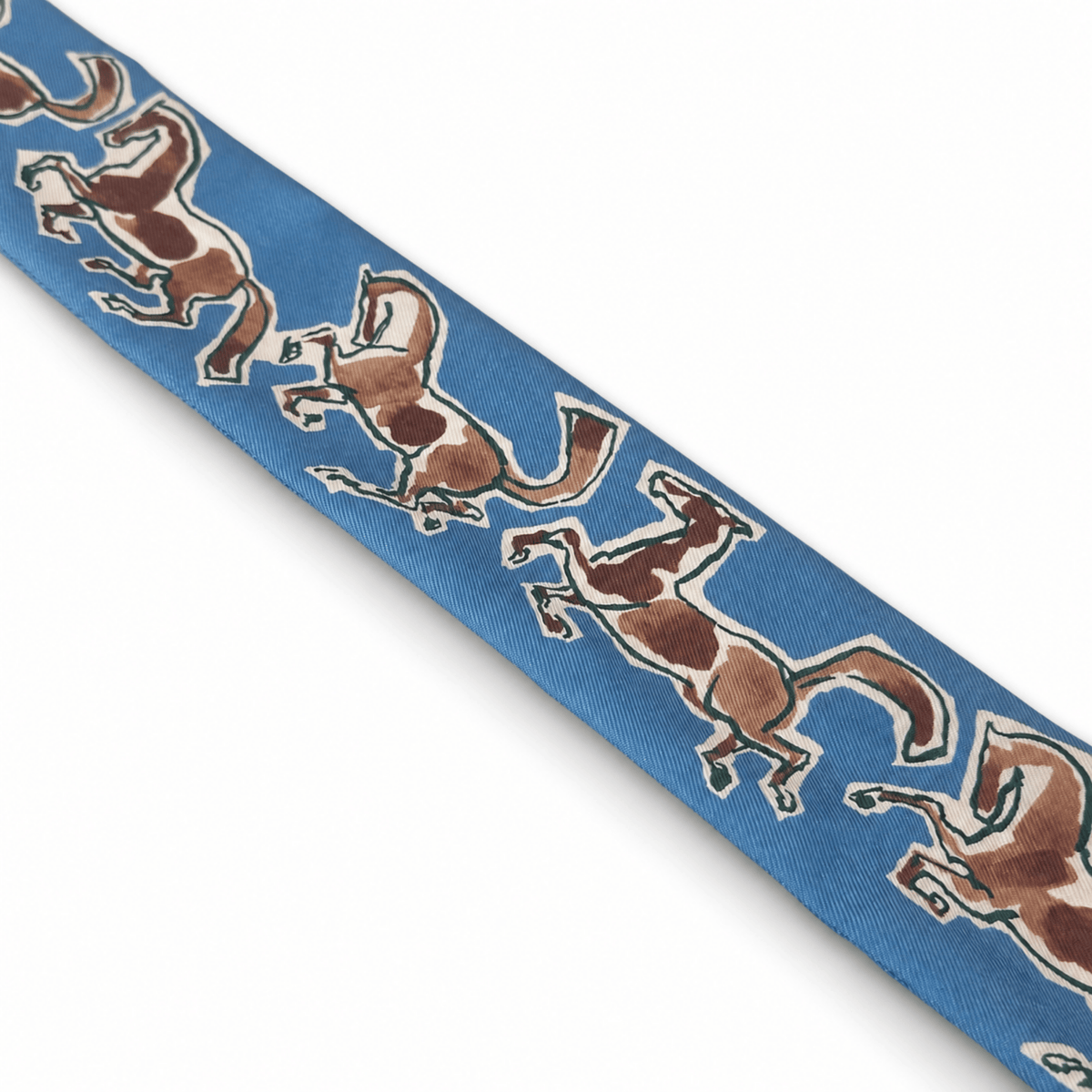 Hermes Chevaux en Liberte Horse Twilly Scarf