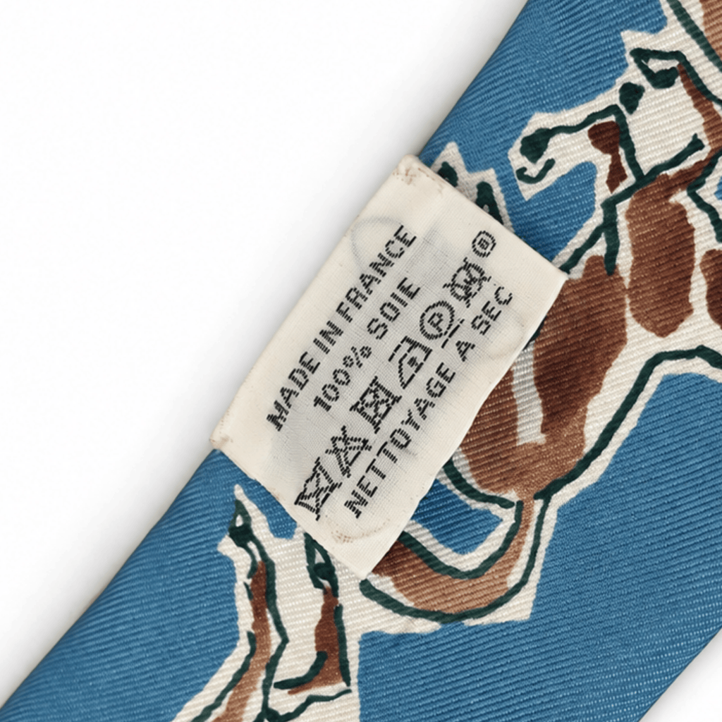 Hermes Chevaux en Liberte Horse Twilly Scarf