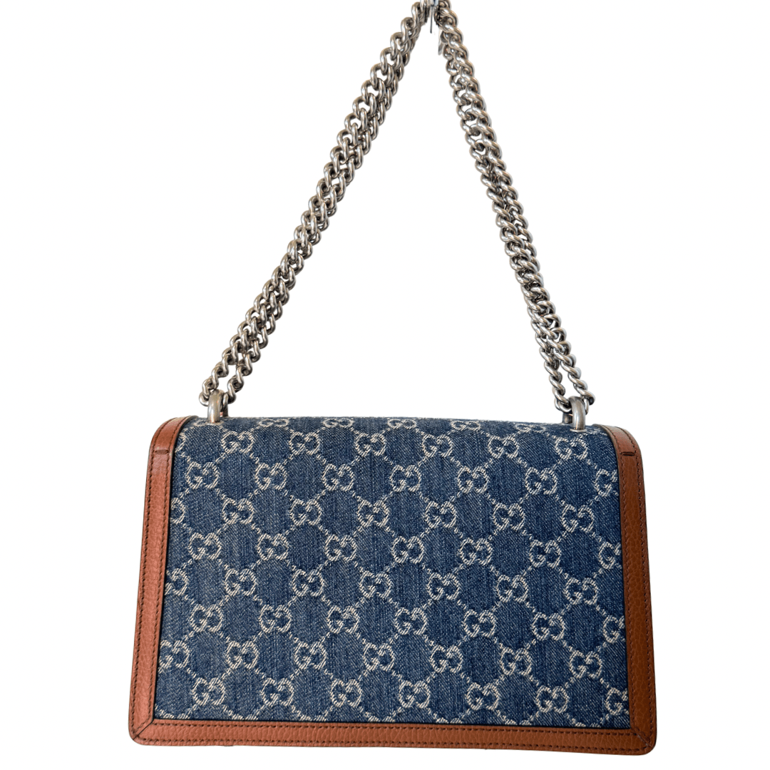 Gucci GG Denim Dionysus Shoulder Bag