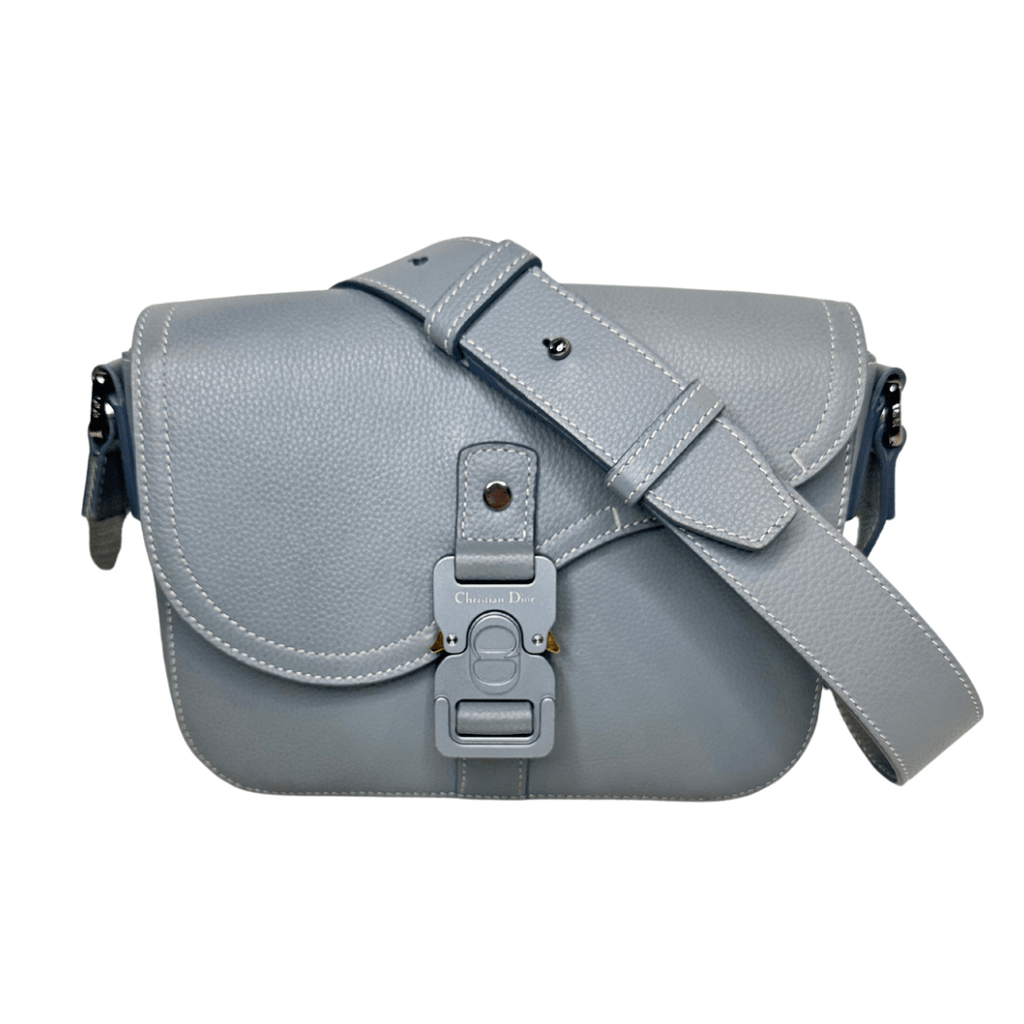 Chritian Dior Leather Saddle Messenger Bag