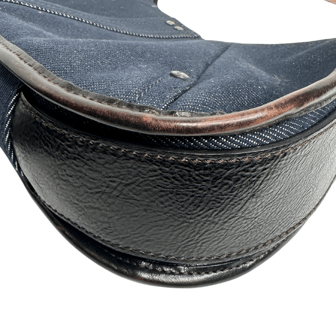 Saint Laurent Blue Denim Mombasa Shoulder Bag