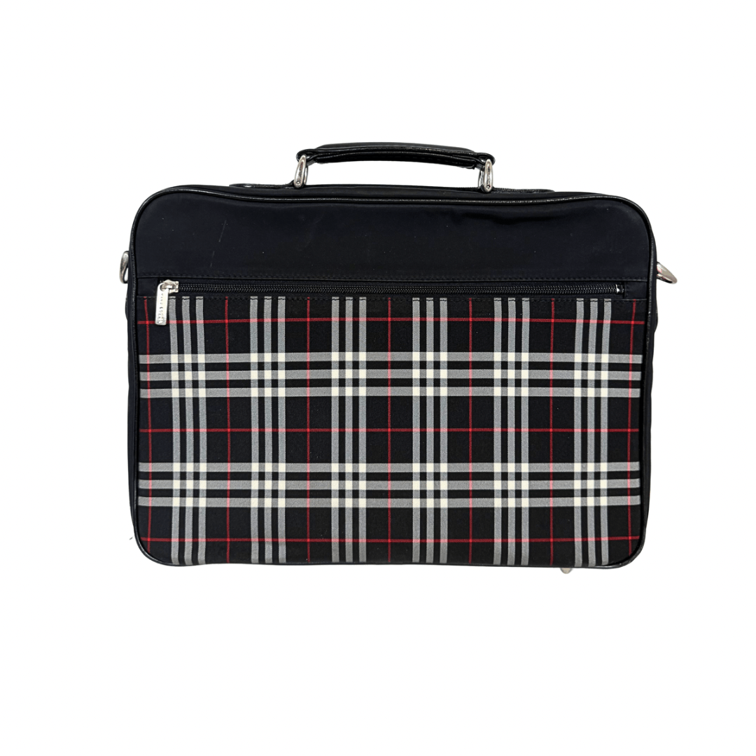 Burberry House Check Laptop Bag w/ Strap