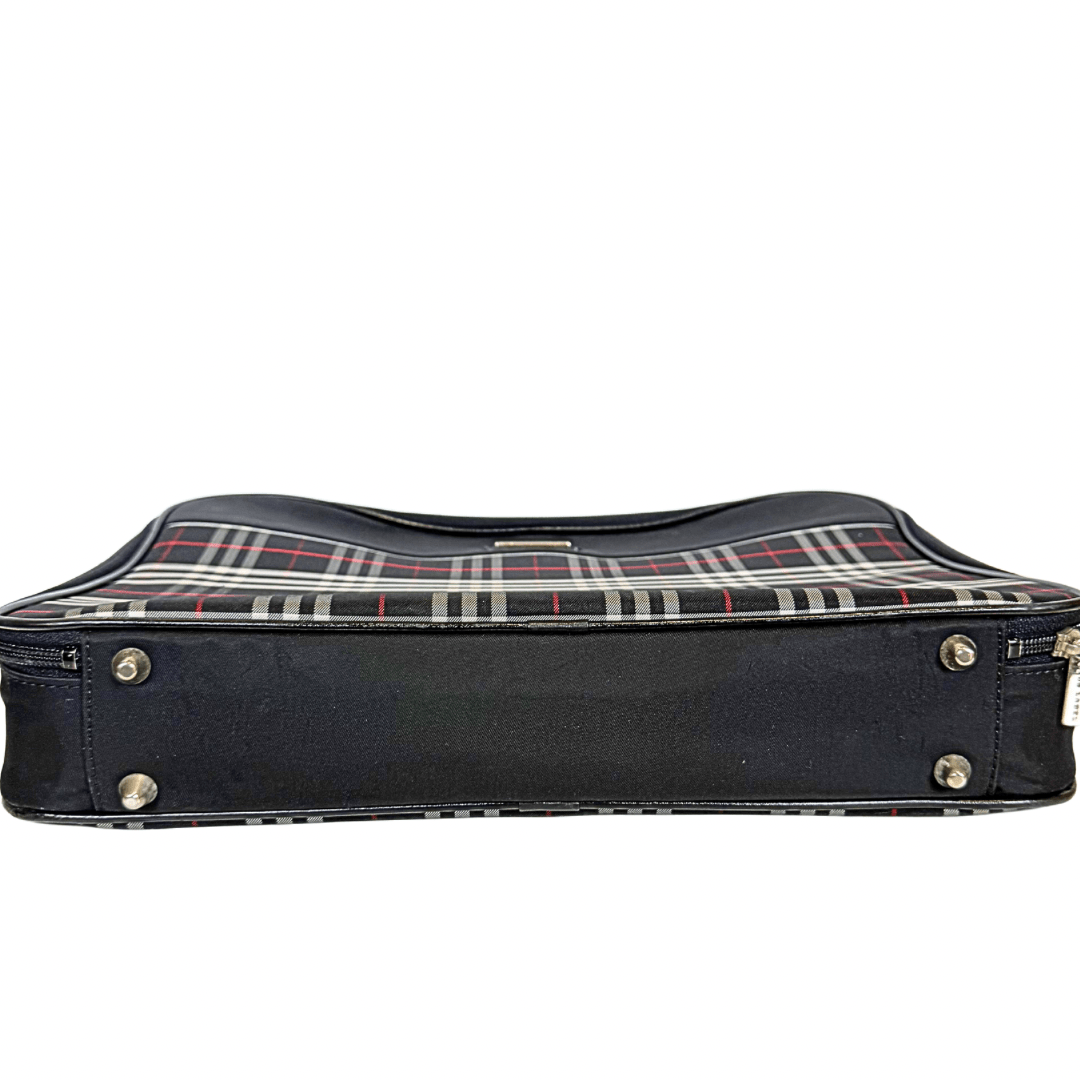 Burberry House Check Laptop Bag w/ Strap