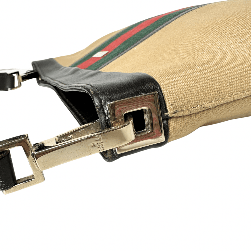 Gucci Canvas Sherry Shoulder Bag