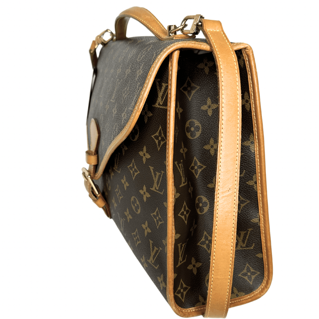 Louis Vuitton Monogram Bel Air Top Handle Bag w/ Strap