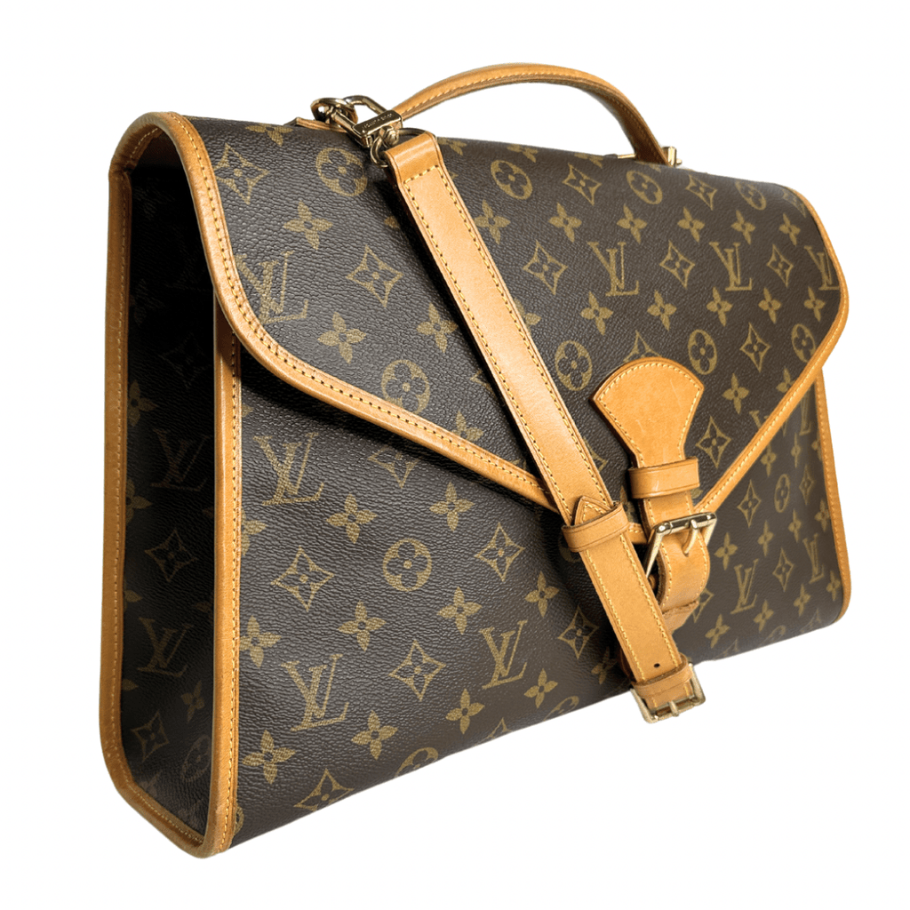 Louis Vuitton Monogram Bel Air Top Handle Bag w/ Strap