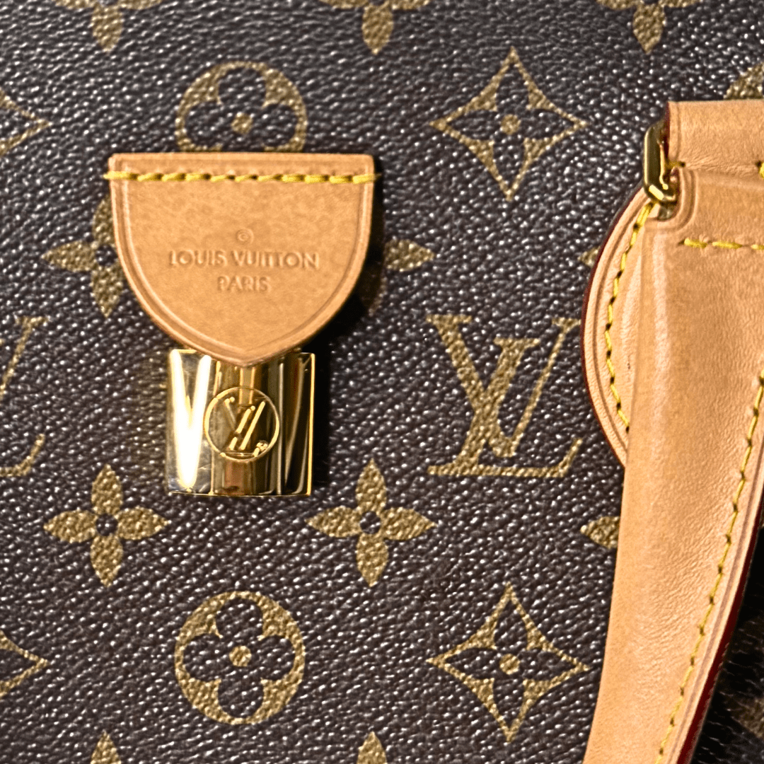 Louis Vuitton Monogram Rivoli Top Handle Bag w/ Strap